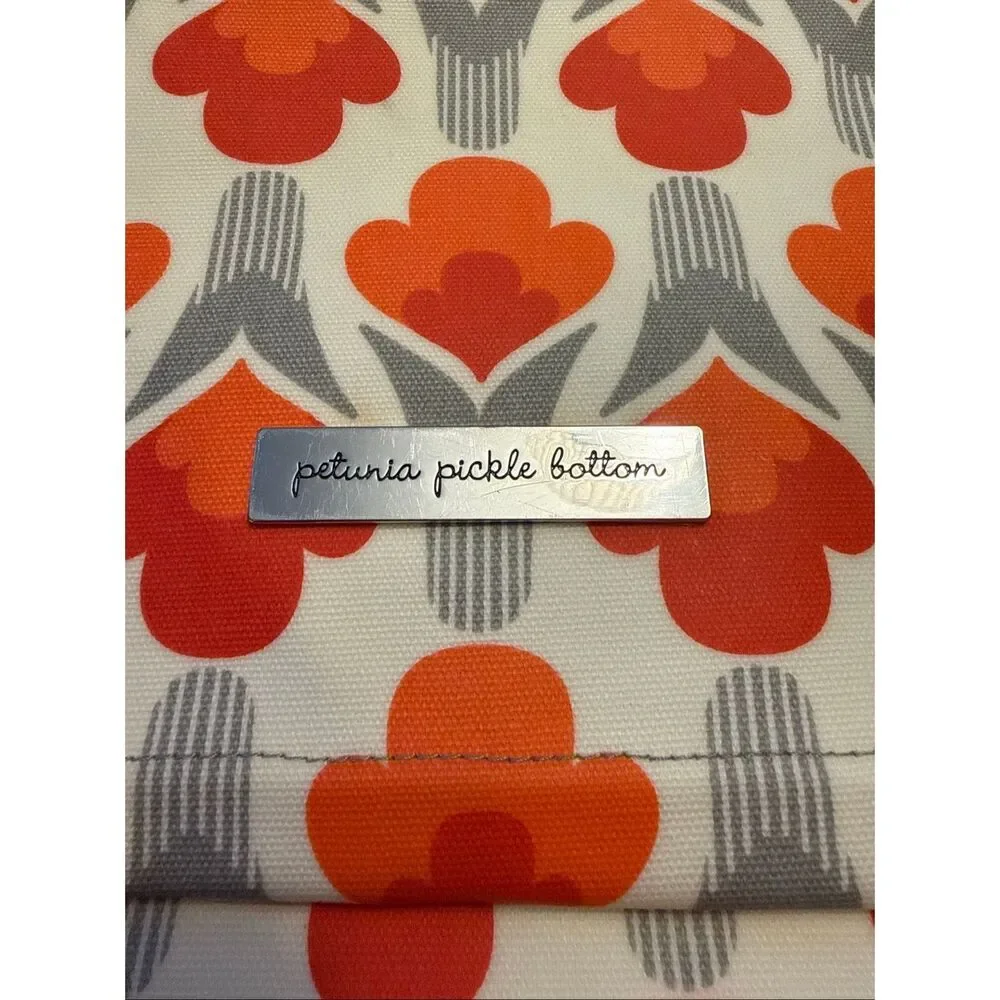 Petunia Pickle Bottom Boxy Baby Bag | Coated Canvas | Excellent Condition